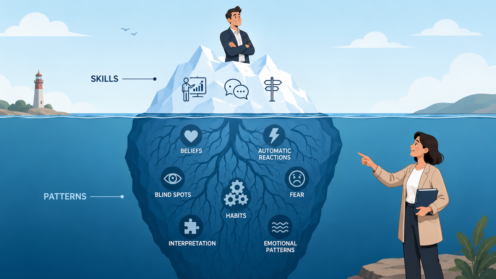 Skills First Executive Coaching Can Change the Script. Not the Pattern.